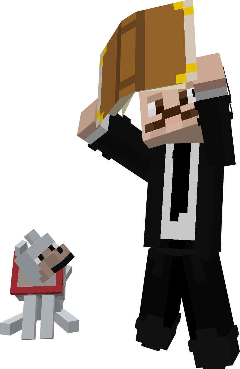 Burmistrz Hodowli RP z psem - postacie z Minecrafta